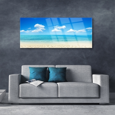 Plexiglas schilderij Sea blue sky