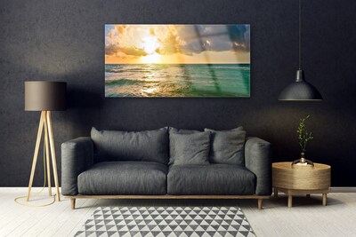 Plexiglas schilderij Zee zonsondergang