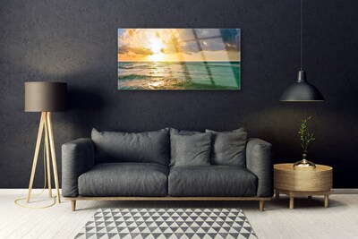 Plexiglas schilderij Zee zonsondergang