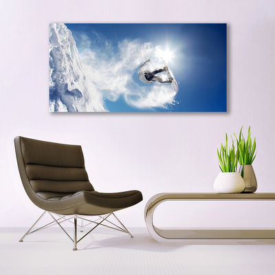 Print op plexiglas Snowboarden winter snow sports