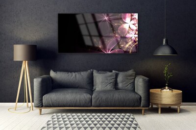 Print op plexiglas Abstract flowers kunst