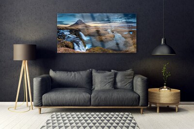 Print op plexiglas Waterval rivierlandschap