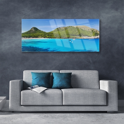 Print op plexiglas Sea mountain landscape