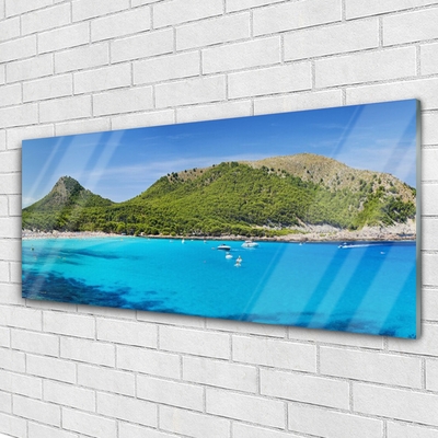 Print op plexiglas Sea mountain landscape