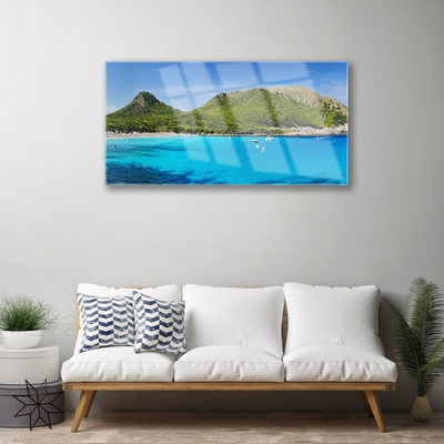 Print op plexiglas Sea mountain landscape