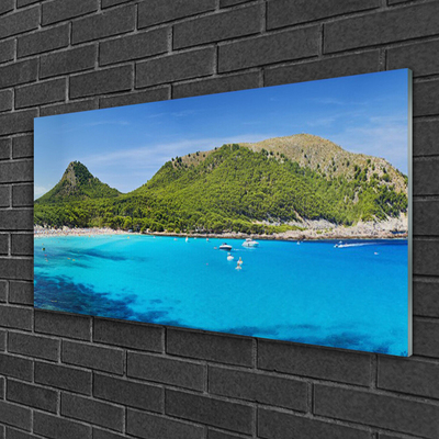 Print op plexiglas Sea mountain landscape