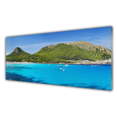 Print op plexiglas Sea mountain landscape