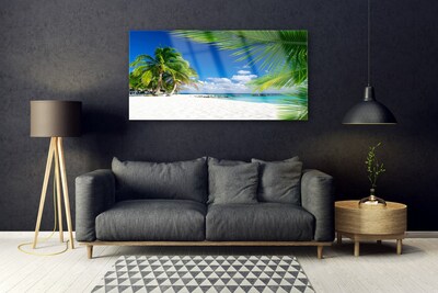 Print op plexiglas Tropical beach zeezicht