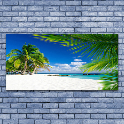 Print op plexiglas Tropical beach zeezicht
