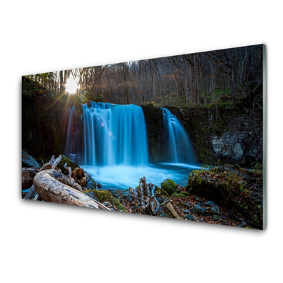 Print op plexiglas Zon natuur van de waterval