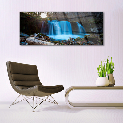 Print op plexiglas Zon natuur van de waterval