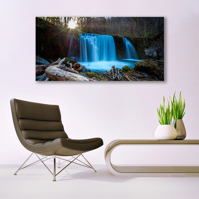 Print op plexiglas Zon natuur van de waterval