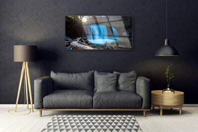 Print op plexiglas Zon natuur van de waterval