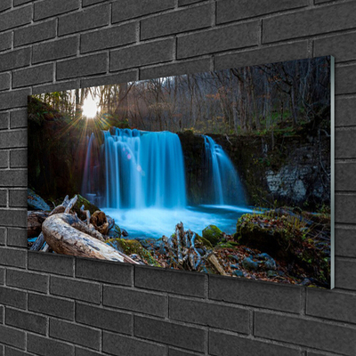 Print op plexiglas Zon natuur van de waterval