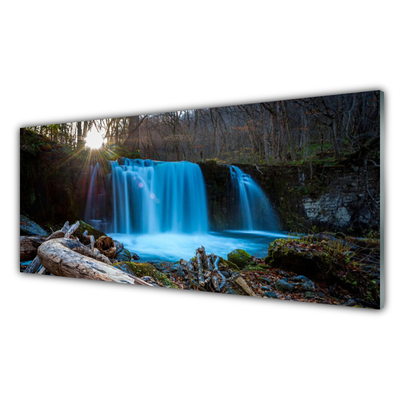 Print op plexiglas Zon natuur van de waterval