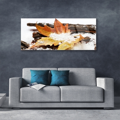 Print op plexiglas Autumn forest leaf nature