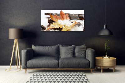 Print op plexiglas Autumn forest leaf nature