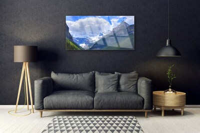 Print op plexiglas Het landschap van bergen