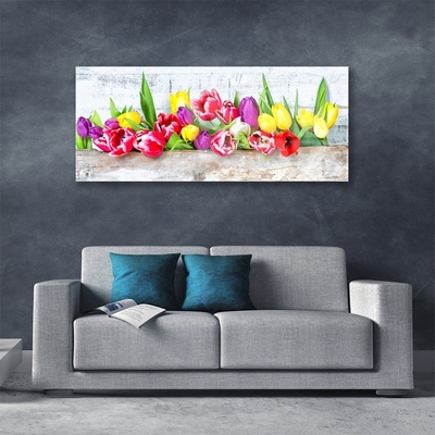 Print op plexiglas Tulpen bloemen nature