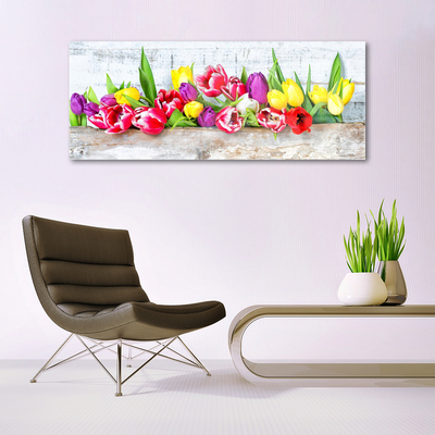 Print op plexiglas Tulpen bloemen nature