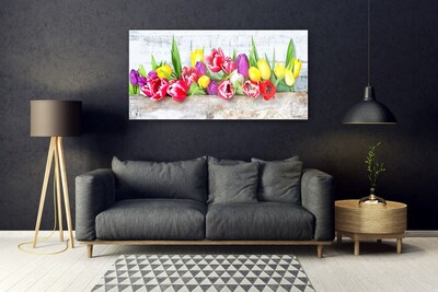 Print op plexiglas Tulpen bloemen nature