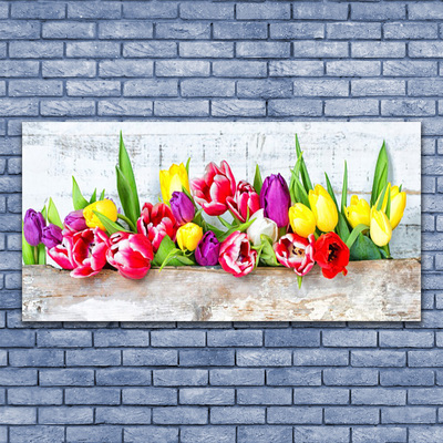 Print op plexiglas Tulpen bloemen nature