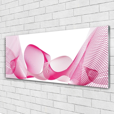 Print op plexiglas Abstract lijnen golven art