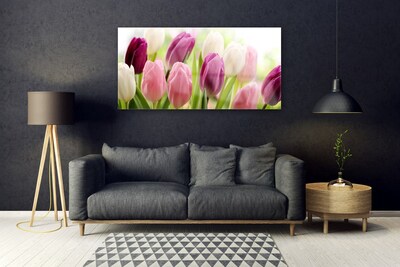 Print op plexiglas Tulpen bloemen nature meadow
