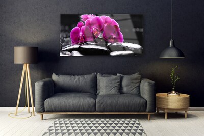 Print op plexiglas Zen stenen orchid spa