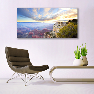 Print op plexiglas Sea mountain landscape