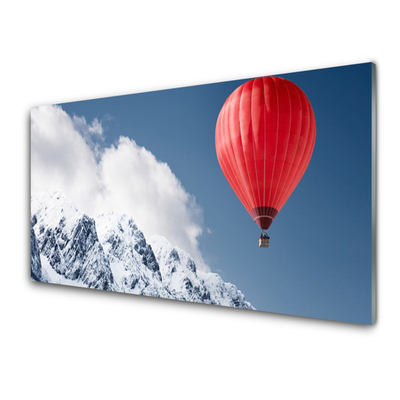 Print op plexiglas Balloon peaks bergen winter