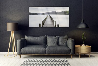 Print op plexiglas Sea bridge architectuur