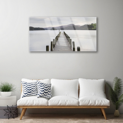 Print op plexiglas Sea bridge architectuur