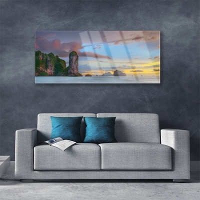 Print op plexiglas Sea mountain landscape