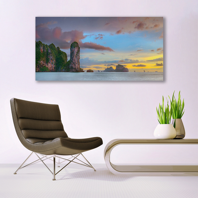 Print op plexiglas Sea mountain landscape