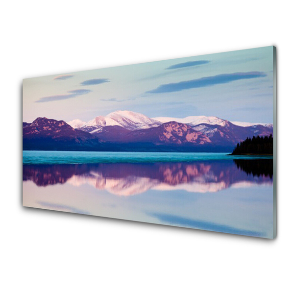 Print op plexiglas Mountain lake landscape