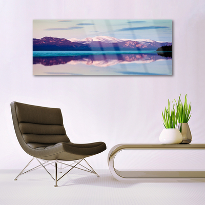 Print op plexiglas Mountain lake landscape