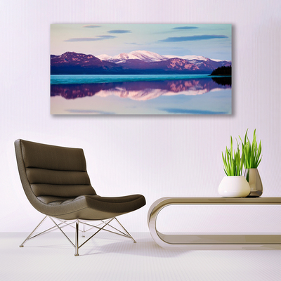 Print op plexiglas Mountain lake landscape