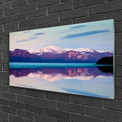 Print op plexiglas Mountain lake landscape