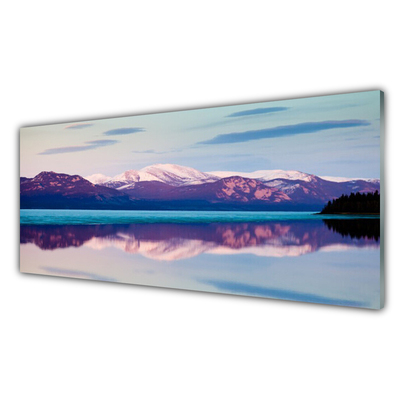 Print op plexiglas Mountain lake landscape