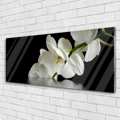 Print op plexiglas Orchidee bloemen in het water