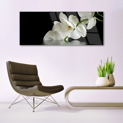 Print op plexiglas Orchidee bloemen in het water