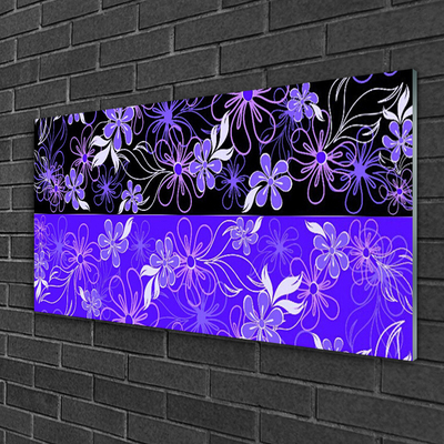 Print op plexiglas Abstract design van de kunst bloemen
