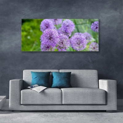 Print op plexiglas Purple weidebloemen