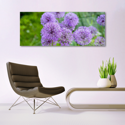 Print op plexiglas Purple weidebloemen