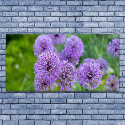 Print op plexiglas Purple weidebloemen