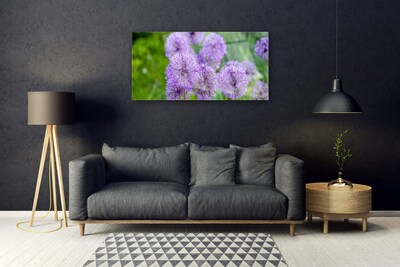 Print op plexiglas Purple weidebloemen