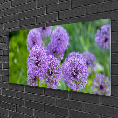 Print op plexiglas Purple weidebloemen