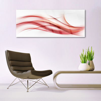 Print op plexiglas Red abstraction graphics