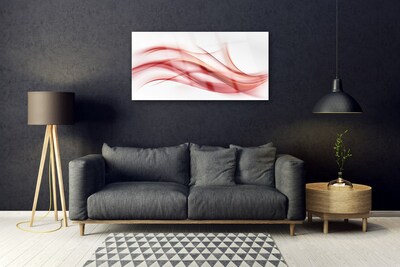 Print op plexiglas Red abstraction graphics